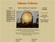 Tablet Screenshot of gilmoregalleries.com